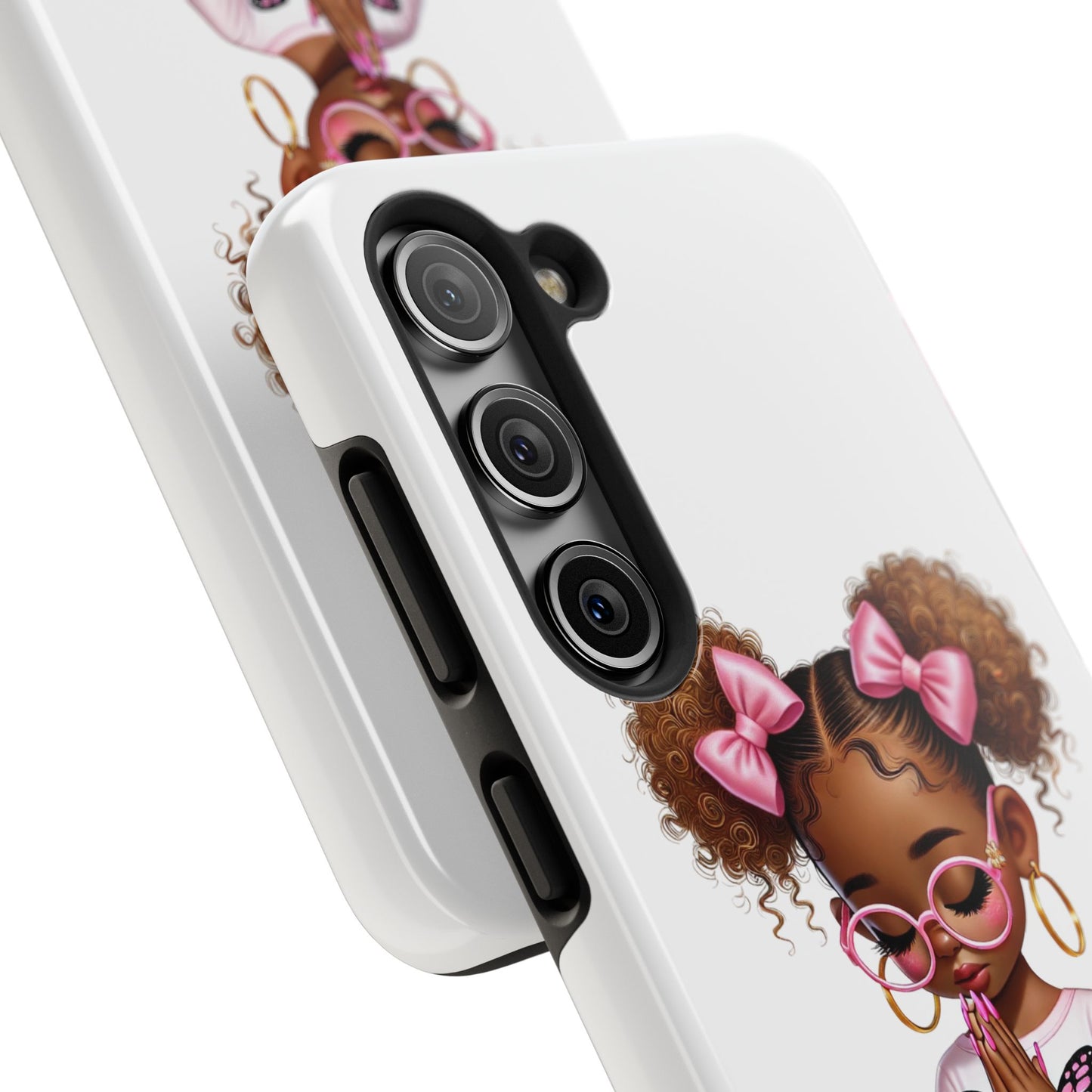 Cute Inspirational Phone Case, Tough Phone Cases, Personalized Gift, Butterfly Design, Kids & Teens, Empowerment Gifts