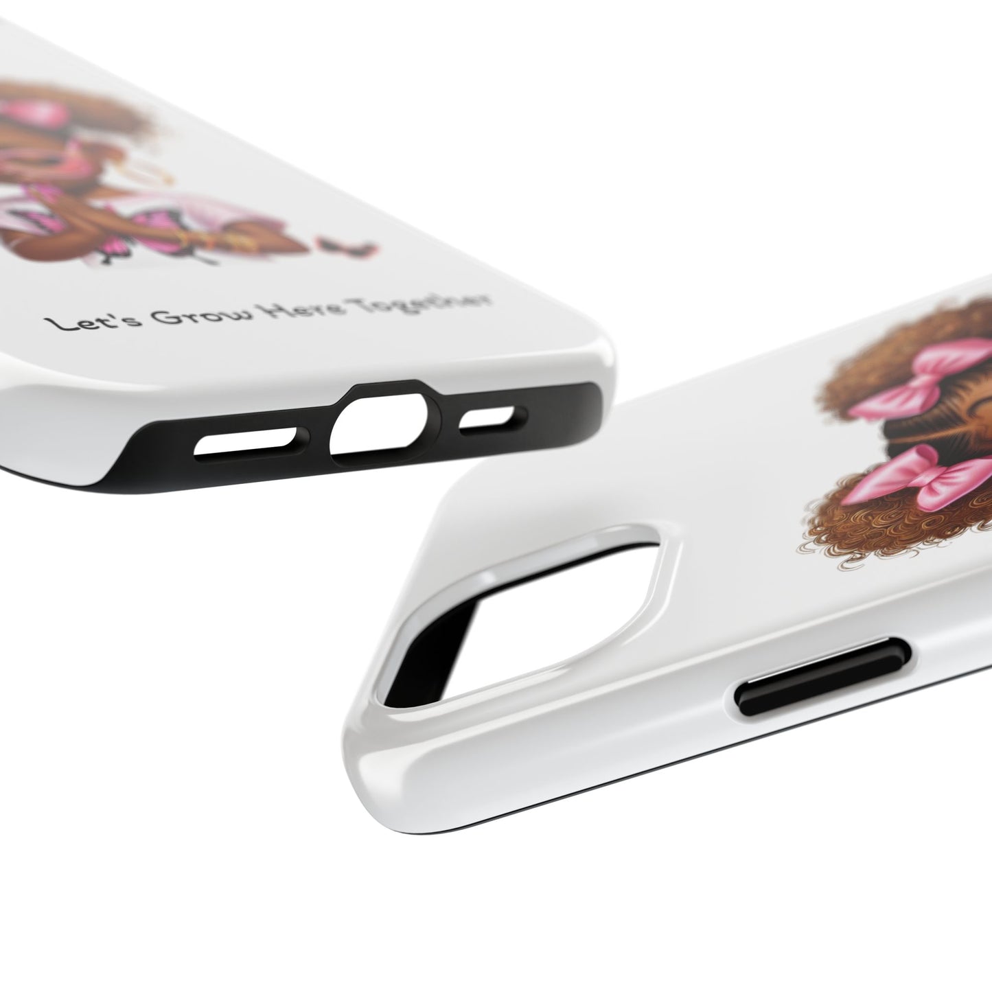 Cute Inspirational Phone Case, Tough Phone Cases, Personalized Gift, Butterfly Design, Kids & Teens, Empowerment Gifts