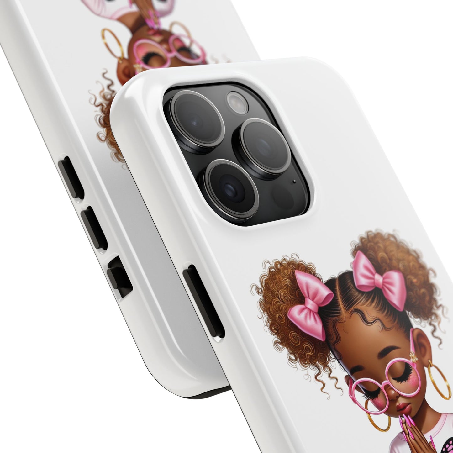 Cute Inspirational Phone Case, Tough Phone Cases, Personalized Gift, Butterfly Design, Kids & Teens, Empowerment Gifts