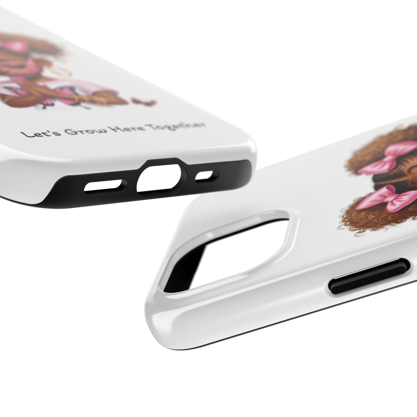 Cute Inspirational Phone Case, Tough Phone Cases, Personalized Gift, Butterfly Design, Kids & Teens, Empowerment Gifts