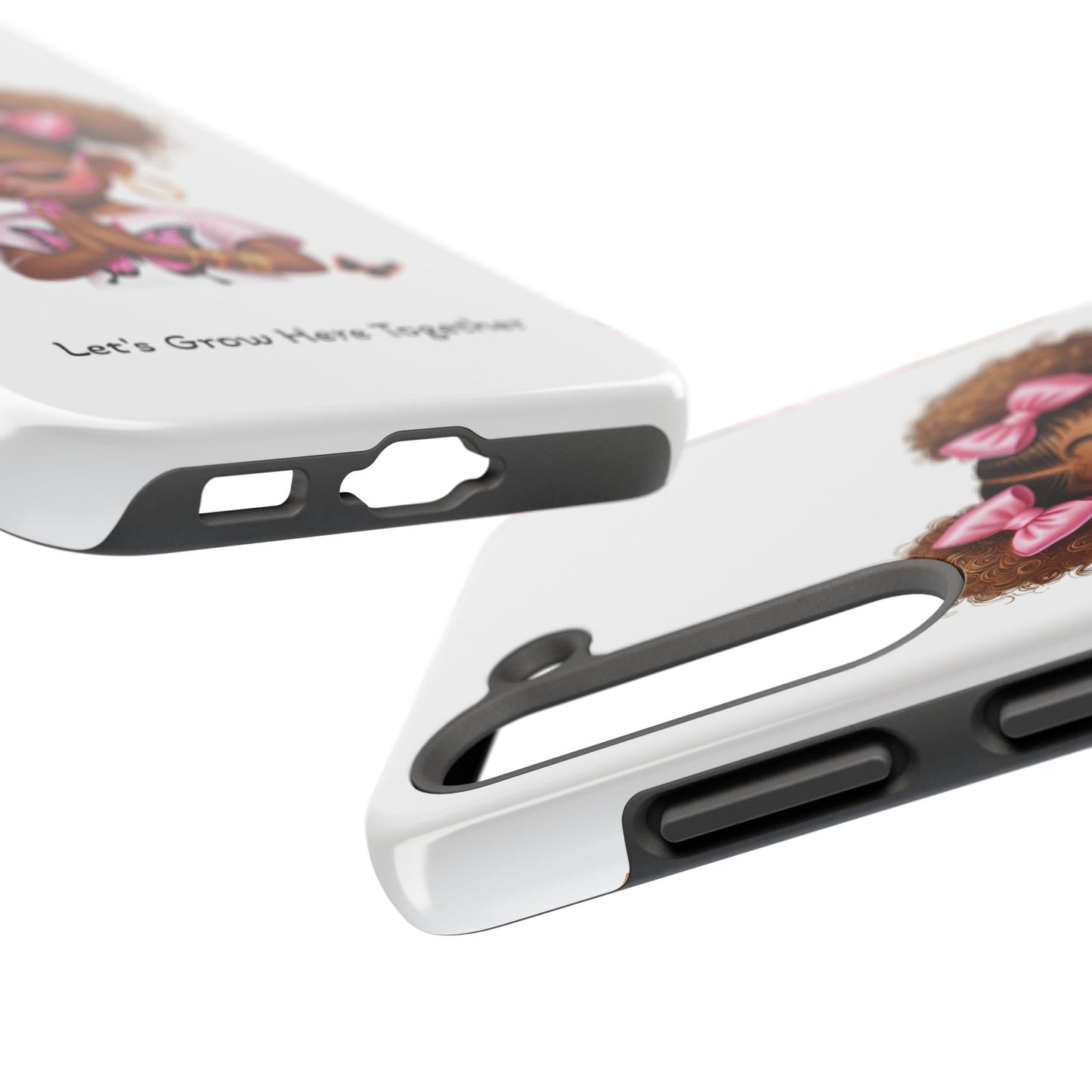 Cute Inspirational Phone Case, Tough Phone Cases, Personalized Gift, Butterfly Design, Kids & Teens, Empowerment Gifts