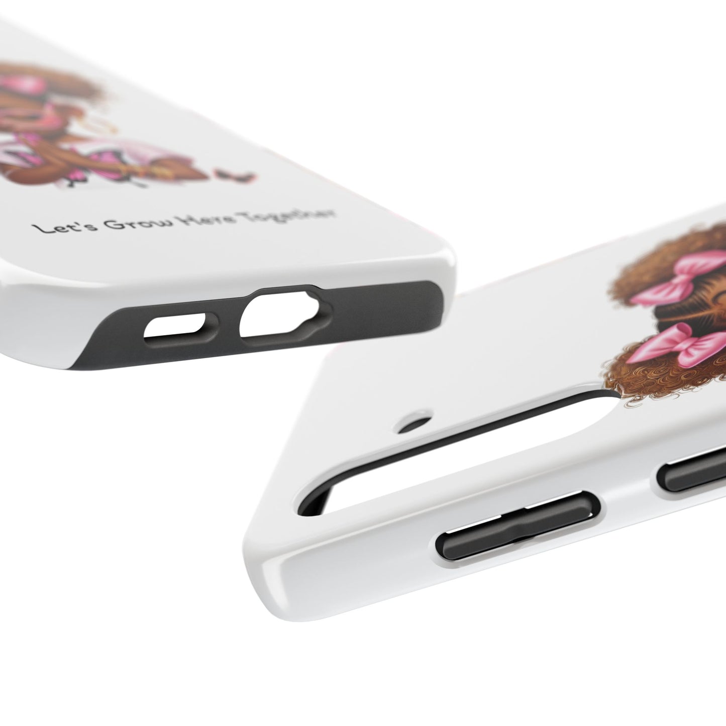 Cute Inspirational Phone Case, Tough Phone Cases, Personalized Gift, Butterfly Design, Kids & Teens, Empowerment Gifts