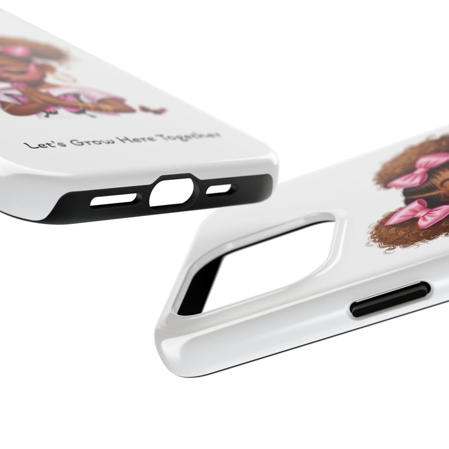 Cute Inspirational Phone Case, Tough Phone Cases, Personalized Gift, Butterfly Design, Kids & Teens, Empowerment Gifts