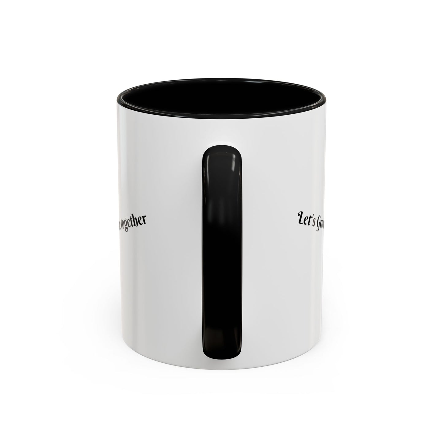 Empowering Accent Coffee Mug, Black Handle Mug, Inspirational Gift for Moms, Motivational Mug for Her, Birthday & Friendship Gift