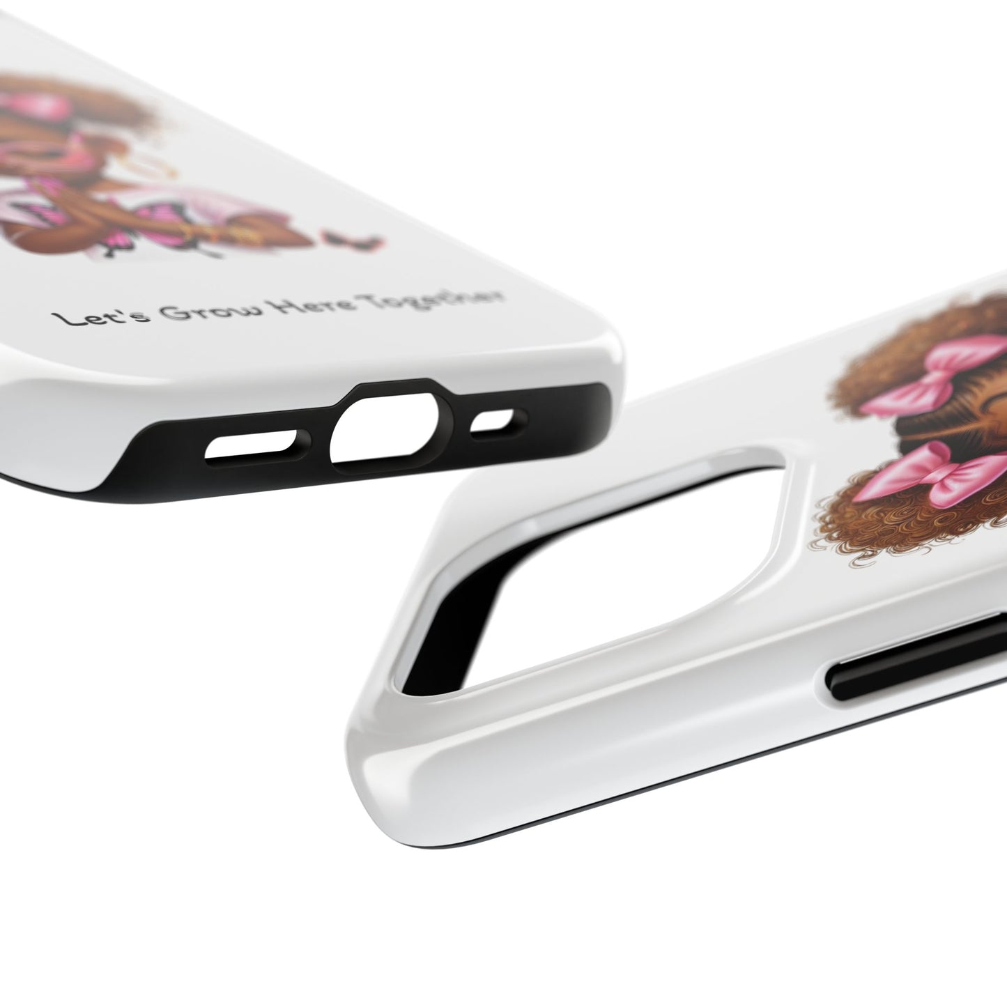 Cute Inspirational Phone Case, Tough Phone Cases, Personalized Gift, Butterfly Design, Kids & Teens, Empowerment Gifts