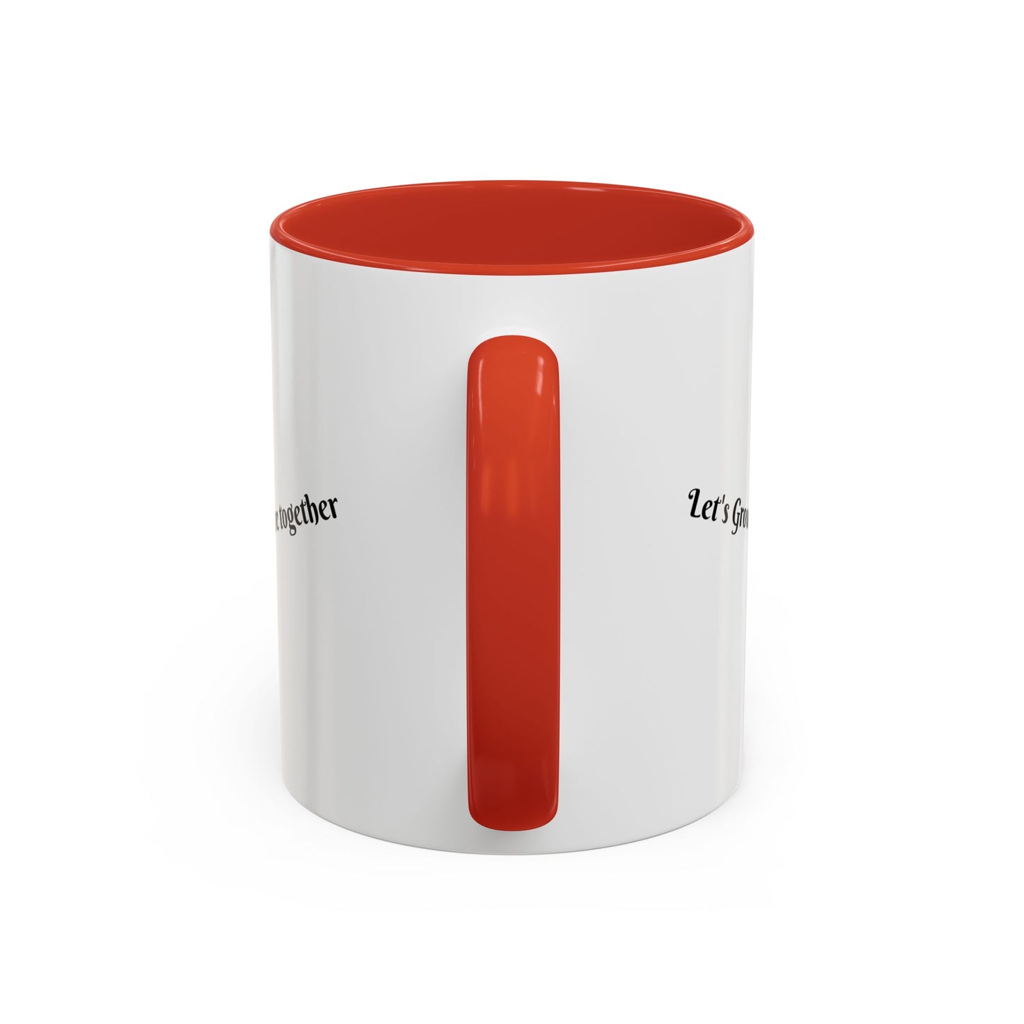 Empowering Accent Coffee Mug, Black Handle Mug, Inspirational Gift for Moms, Motivational Mug for Her, Birthday & Friendship Gift