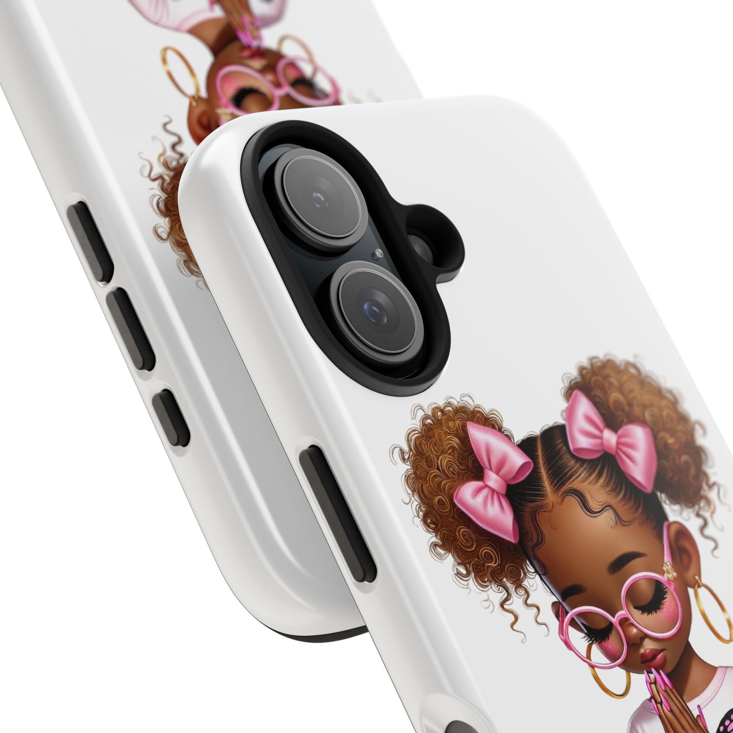 Cute Inspirational Phone Case, Tough Phone Cases, Personalized Gift, Butterfly Design, Kids & Teens, Empowerment Gifts