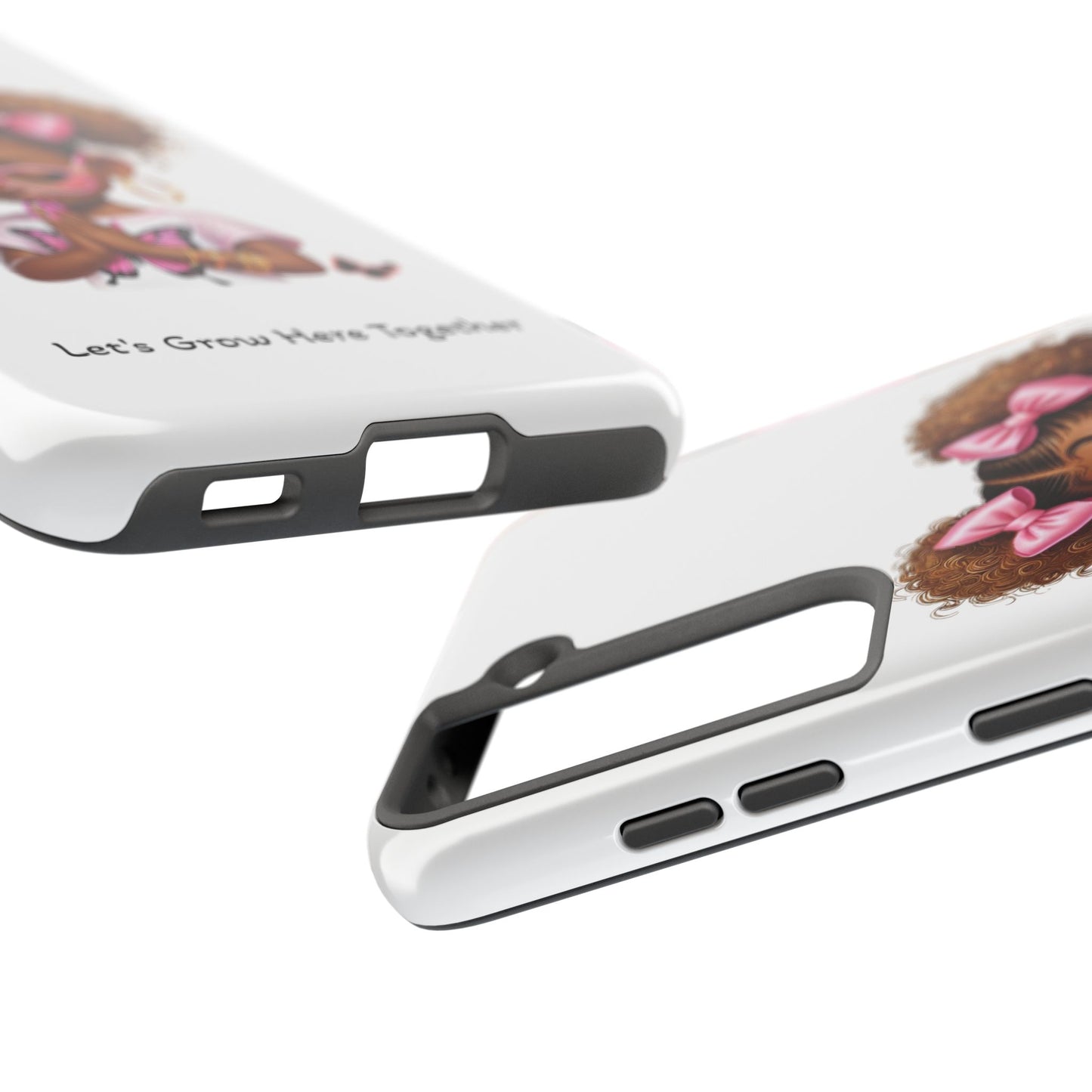 Cute Inspirational Phone Case, Tough Phone Cases, Personalized Gift, Butterfly Design, Kids & Teens, Empowerment Gifts