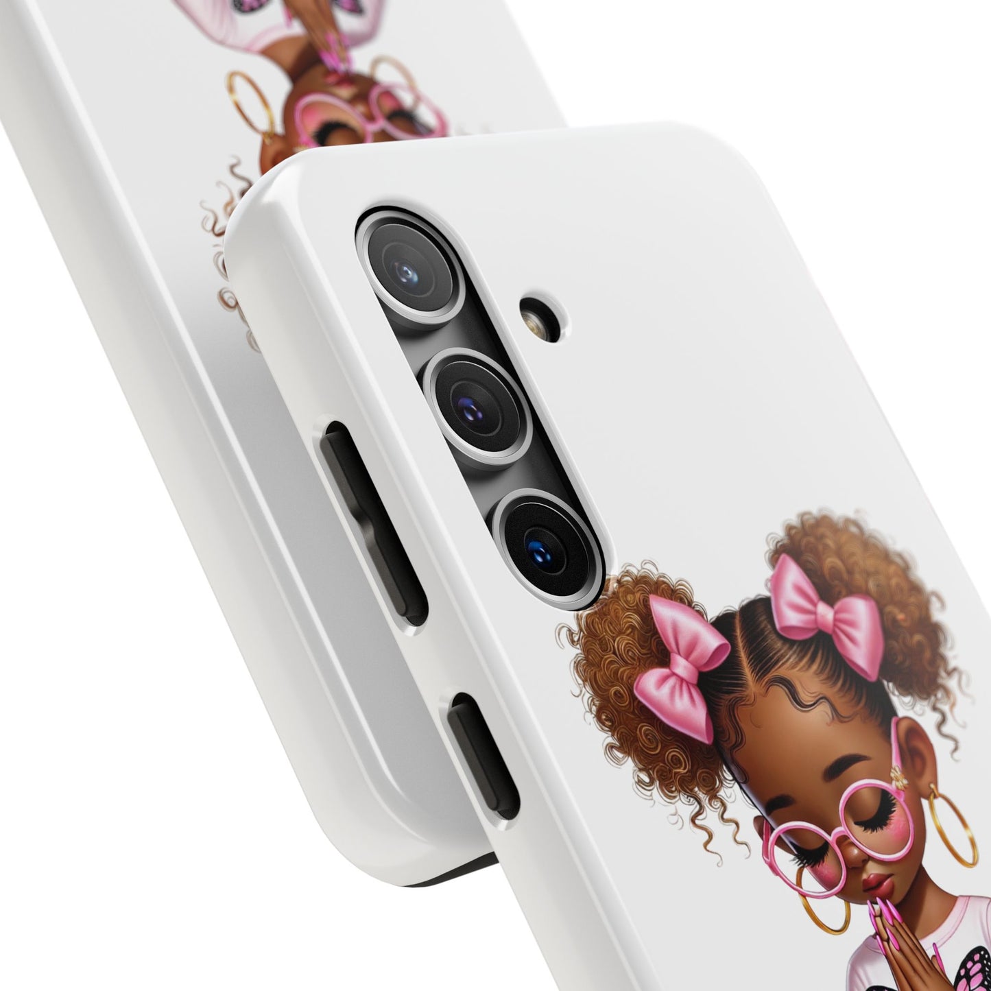 Cute Inspirational Phone Case, Tough Phone Cases, Personalized Gift, Butterfly Design, Kids & Teens, Empowerment Gifts